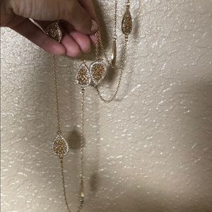 Long Teardrop Necklace